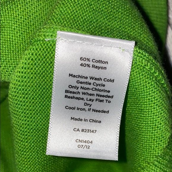 Talbots Full Zip Cardigan Sweater Size XP 12 - Picture 11 of 12